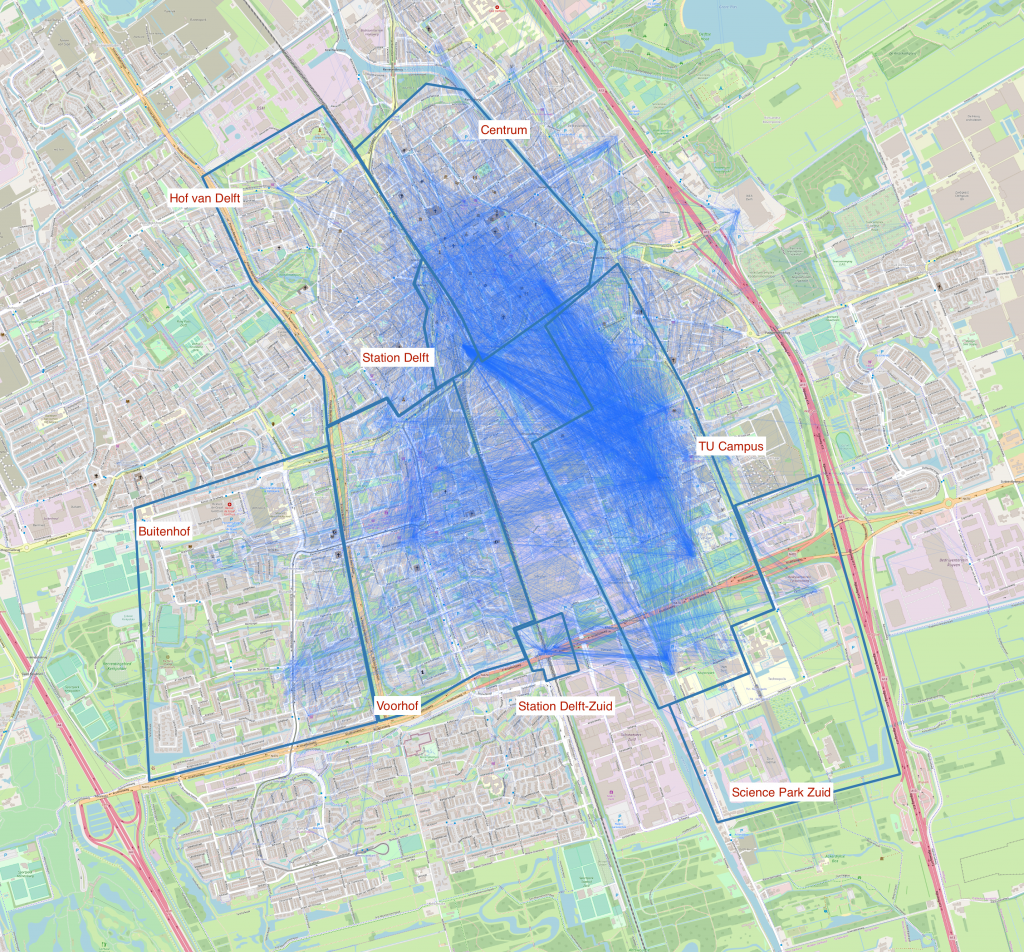 De ‘dockless’ deelfietsen: een studie naar de impact